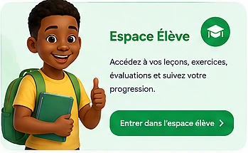 Espace Élève : leçons, exercices, évaluations et suivi de la progression